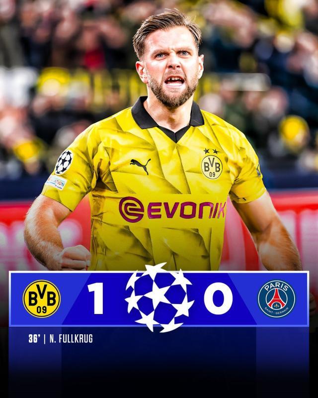 九游体育入口-【欧冠】菲尔克鲁格单刀破门,多特主场1比0巴黎